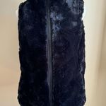 Nicole Miller Faux Fur Exterior Reversible Vest in Black Photo 0