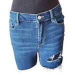 PacSun Distressed Blue Jean High Rise Jegging Shorts (26) Photo 1