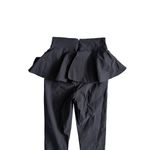 Unique Vintage  Black Peplum Skinny Pants Size Medium 6/8 Photo 1