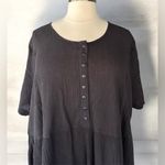 Woman Within NEW!Wiman Within Elegant Black Button-Down Pocket Dress Size 4X Photo 2