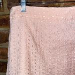 Pretty Little Thing Light Pink Eyelet Mini Skirt Women's Size US 12 Photo 2