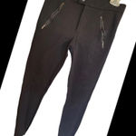 J.Crew  Women's Skinny Pants Zip Pocket Work Trousers Casual Black Size 0R-EUC Photo 0