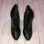 Jessica Simpson  black leather booties Photo 1