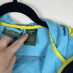 Ll Bean Womens Nylon Hooded 1/2 Zip Pullover Blue Sz S Photo 1
