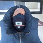 Old Navy Active Old Navy Puffer Vest Women’s S Navy Blue Quilted Fleece Lined Full Zip Y2K 90s Photo 1
