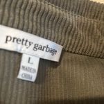 Cropped Lightweight Corduroy Jacket Green Size L Photo 3