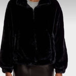 FAUX Short Mink Jacket Black Size L Photo 0