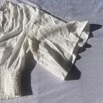 Timing white lace crop top- ties in back Photo 4