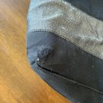 Coach  Black Gunmetal Signature Stripe Tote 11098 Handbag Purse Photo 3