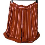 Stine Goya Ava Striped Silk Blend Shorts Size XS Pink Photo 0