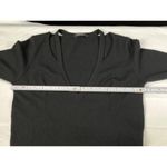 Versace Womens Black V Neck Long Sleeve Sweater Size 42 SKU 7360 Photo 4