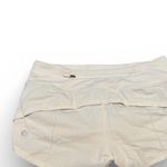 Lululemon  white speed up shorts size small Photo 2