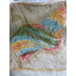 Vintage Prima Vera Collection 100% Silk Scarf With Colorful Abstract Design & Sp Size 30 Photo 4