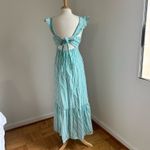 Skies Are Blue green striped maxi dress Photo 11