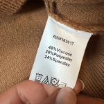 Princess Polly  L/XL Cropped Short sleeved sweater camel spring Photo 3