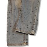  Jeans Size 4 Gap Premium Super Skinny Ankle Stars Print Blue Denim Pants Women's Low Rise Jeans  Photo 4