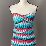 Merona  Multicolored Chevron Swimsuit Top Photo 0