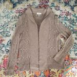 Loft Ann Taylor  Knitted Lace Design Cardigan Photo 0