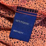 Apt. 9  women’s medium v-neck lace up short sleeves button front red dot color Photo 5