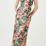 Karen Millen  floral jacquard halter column dress.        order(41) Photo 0
