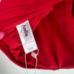 ANDIE NWT Swim Wyndwood Top Cherry Red Flat Bikini Top One Shoulder Size XXL NEW Photo 6