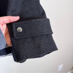 Calvin Klein  Grey Wool Pea Coat Womens 8 Classic Preppy Fall Warm Academia Photo 1