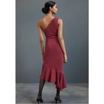 Hutch NEW  Anthropologie One Shoulder Maxi Dress Flounced Photo 1