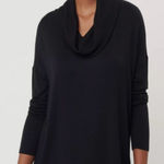 Lou & grey  black fleece lined mock neck pullover sweater large Photo 0