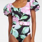 Alexandria Miro floral one piece swimsuit Black Photo 0