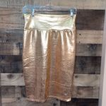 LuLaRoe Elegant Rose Gold Cassie Pencil Skirt, NWOT Photo 2