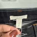 Eileen Fisher NWOT  Organic Cotton Stretch Straight Leg Jean Washed Black‎ Size 8 Photo 3