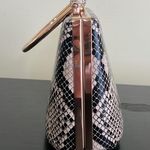 Fashion Snakeskin Evening Top Handle Clutch Purse Chain Shoulder Cross Photo 2