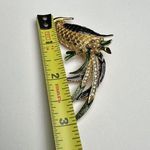 Sphinx Signed Bird Of Paradise Enamel Rhinestone Gold Tone Brooch Pin Photo 1