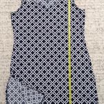 Michael Kors Michael  Above Knee Dress with Gold/navy blue Chain Size L Photo 4