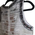 Chicwish white lace embroidered sheer tunic top / mini dress Photo 6