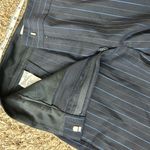 Pinko Navy Blue Pinstripe Bermuda Shorts School Girl Preppy Size 8 Photo 4