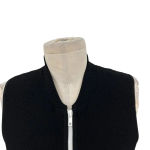 Capsule 121‎ The Star Vest Black Ribbed Knit Tank Top Zip Front Size Small Photo 3