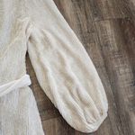 Retrofete Gabrielle Robe Dress in White Sequins Size XS Long Sleeve Blet Photo 6