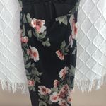 Windsor Floral Tight Black Dress Photo 3