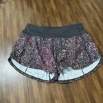 Lululemon  Speed Up Mid-Rise Short 4" Topography Multi Graphite Grey W7AVOT Sz 4 Photo 1