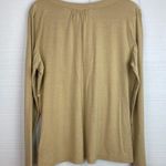 Canyon River Blues  Tan Long Sleeve Top Button V-neck Size XL Photo 1