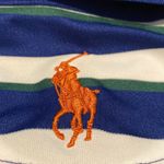 Ralph Lauren Womens Polo  Shirt SP Blue Stripe Athletic Golf PGA Kiawah Ocean Photo 9