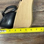 Mudd Y2K Cork Wedge Sandals Heels Size 9.5 Black/Tan Summer Vacation Beach Photo 10