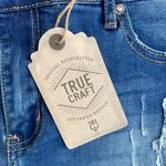 True Craft Denim Jean Shorts Super Soft Stretch Womens 15 New Photo 5