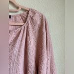 Frye Womens Textured Blousson Sleeve Boho Peasant Blouse Photo 5