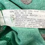 ZARA  Green Brown Polka Dot Midi Skirt Half Sleeve Top Set size S Blogger Fave Photo 4