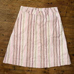 Patagonia pink and brown striped a-line gorpcore skirt Photo 0