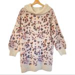 Anthropologie Emmy Cowl Neck Wool Blend Leopard Print Tunic Size M NEW Photo 6