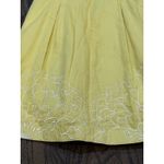 Lilly Pulitzer Lilly Pulitzer Yellow Blossom Dress Pineapple Juice strapless floral lined zip Photo 4