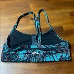 Lululemon  Blue Patterned Sports Bra Photo 2